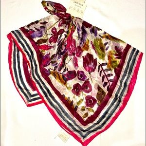 SHARCO Silk Scarf floral